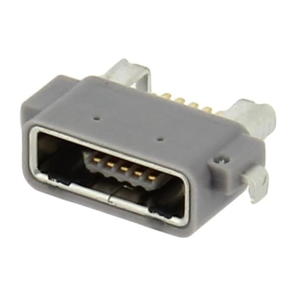 Micro-USB opladerstik - AVIZAR - Sony Xperia Z - Grå - 10 g - Kompatibel Grå