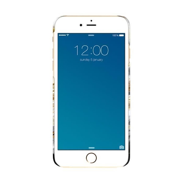 Coque för iPhone 6 Plus/7 Plus/8 Plus Modellen Fashion Case Marmor Cosmos IDEAL OF SWEDEN Guld Flerfärgad