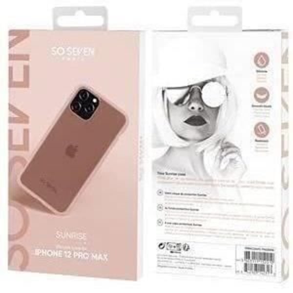 SO SEVEN SUNRISE POWDER PINK FODRAL: APPLE IPHONE 12 PRO MAX