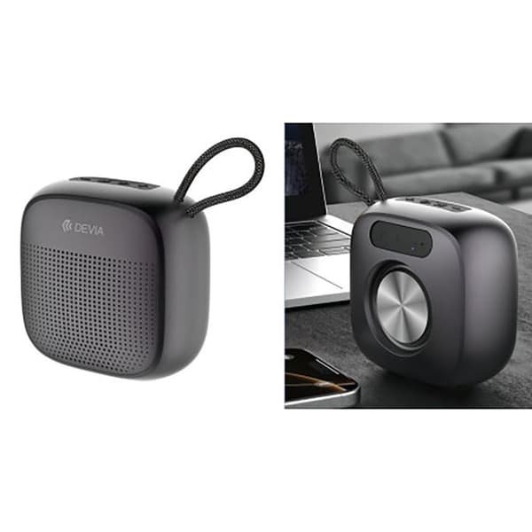 Bluetooth-højttaler - Devia - Sound Lite 2 - 10W - Ultra kompakt - Autonomi 4 timer Svart