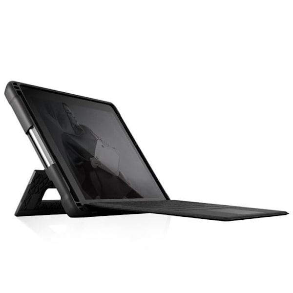 Vahvistettu foliokotelo - STM - Dux - musta - Surface Go -yhteensopiva - Synteettinen