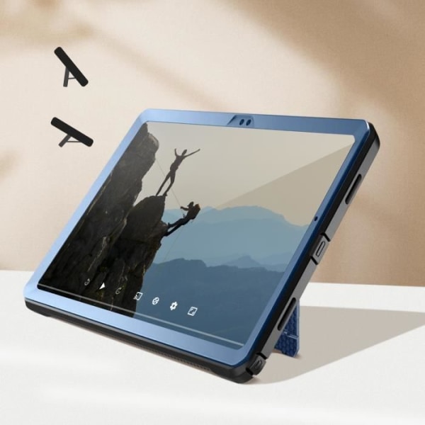 Heltäckande fodral till Samsung Galaxy Tab A8 10.5 Stötsäker med Kickstand Supcase Midnight Blue