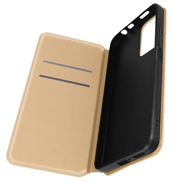 Fodral Xiaomi Redmi Note 11 Pro Plus Flip Wallet Videoställ gyllene gyllene