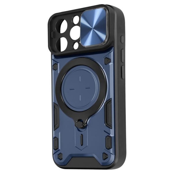 Coque MagSafe - AVIZAR - iPhone 15 Pro Max - Inbyggd kam skydd - Blå - Bi-material Blå