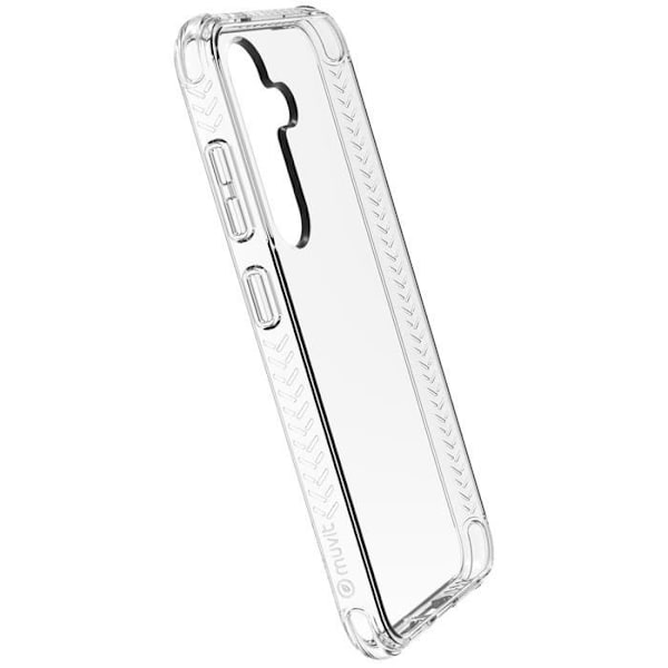 Fodral - MUVIT - Samsung Galaxy S24 - Genomskinlig - Förstärkt 3m - Ekologisk Transparent