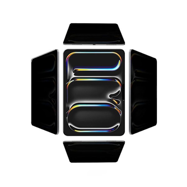 Skydd Härdat Glas ASAHI 2.5D Integritet 360 Grader för iPad Pro 11" Eiger Transparent