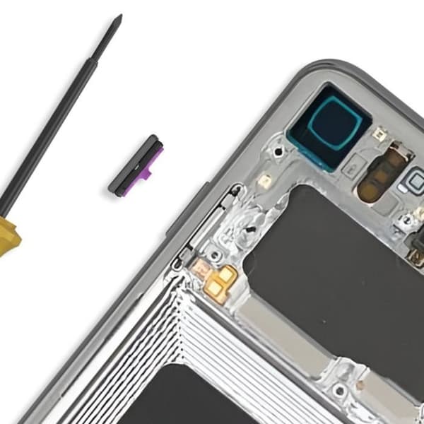 Power-knap - SAMSUNG - Galaxy S10/S10 Plus - 100% Original - Service Pack - Sort Svart