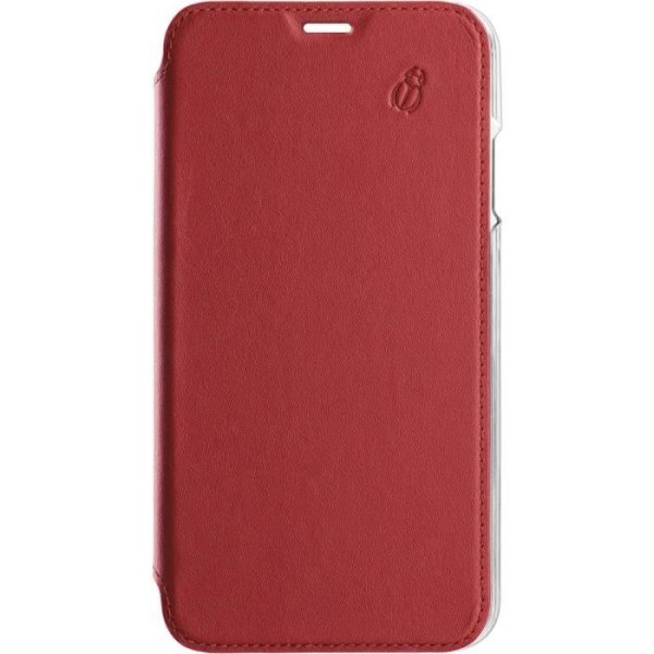 BEETLECASE ECTF67R - CRYSTAL LEATHER FOLIO IP12 Pro Max RÖD