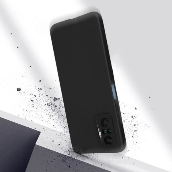 Kuori - Xiaomi - Redmi Note 10 Pro - 360° Suojus - Kovaa Takakoteloa - Pehmeä Etuosa svart