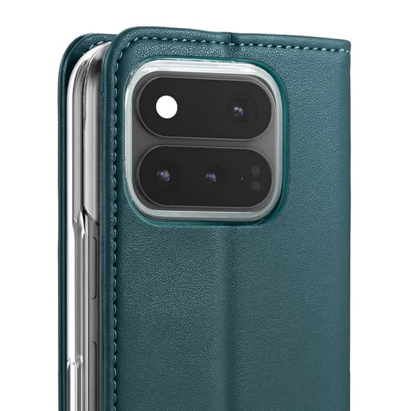 Plånboksfodral för Google Pixel 11 Pro Fold Anti-RFID med Ställ Abeel Grön Grön