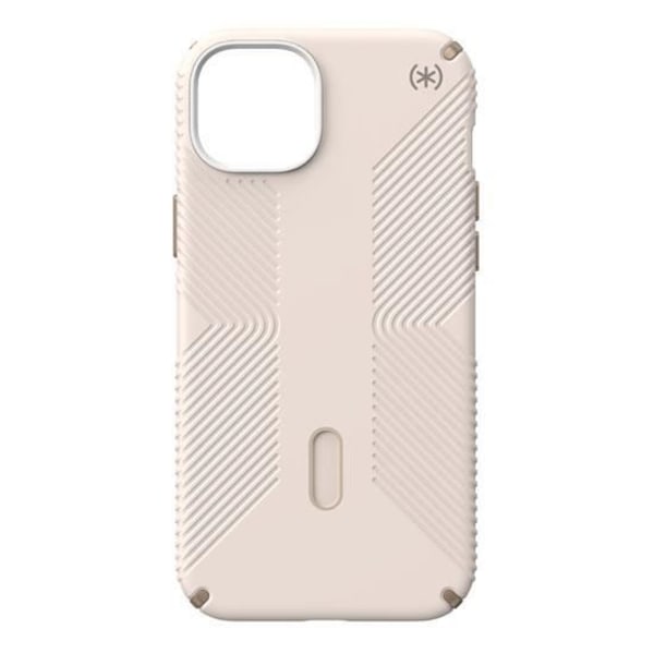 Etui med klap - Speck - Predisio2 Grip - iPhone 15 Plus/14 Plus - Beige/Gold - Høj beskyttelse Beige/Guld