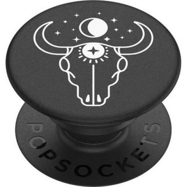 Pop Grip til standard smartphones Modern Mystique med Taurus og Moon Design PopSockets Sort Svart