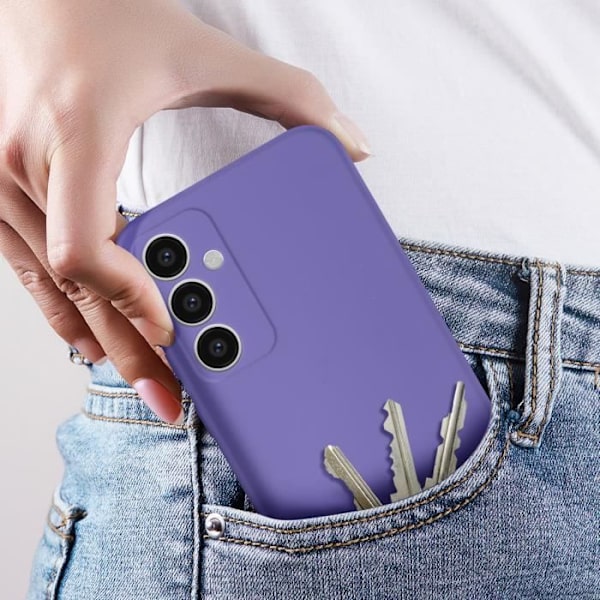 Cover til Samsung Galaxy S23 FE Halvstiv Soft-touch Fast Cover Lilla Lila