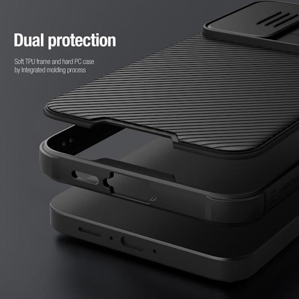 Nillkin CamShield PRO Magnetiskt Bakskydd för Samsung Galaxy A55 5G Svart