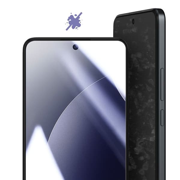 Hybridglas til Redmi Note 15 Pro 4G Full Glue 5G Stødabsorberende Sort transparent Svart