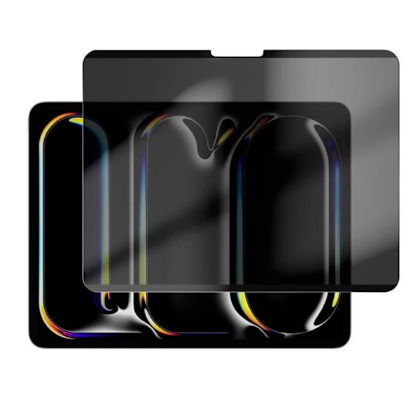 Skärmskydd för iPad Air 13 2024 Anti-spion Anti-scratch Magnetic 4smarts Transparent Svart