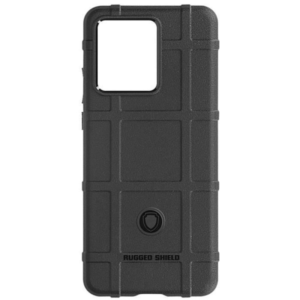 Coque - AVIZAR - Rugged Shield - Svart - Relieffmönster - Effektivt skydd Svart