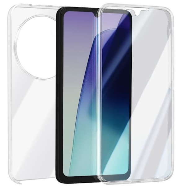 Full Cover Case for Xiaomi Redmi 14C Touch Elevated Camera Transparent Transparent
