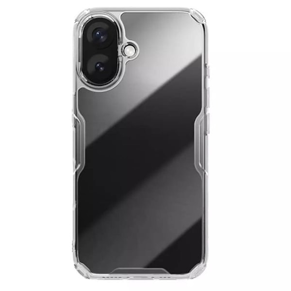 Beskyttelsesetui - Nillkin - iPhone 16 Plus - Gennemsigtig - Semi-hård - Elegant Transparent