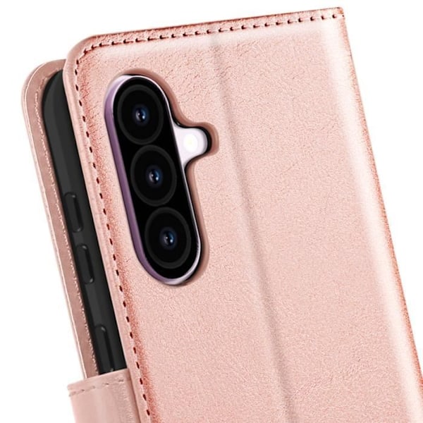 Samsung Galaxy A56 Lompakko Kotelo Rannehihnalla Mayaxess Vaaleanpunainen Kumpulalakka Rosa