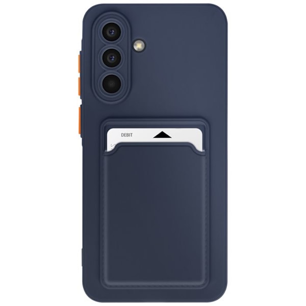 Fodral för Samsung Galaxy A56 Korthållare Mjuk Anti-prickar Mörkblå Blå