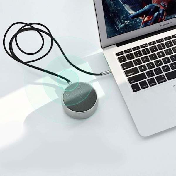 Cabel Jack 3,5 mm han-han Auxiliaire Smartphone Højttaler Hovedtelefon Akashi Sort