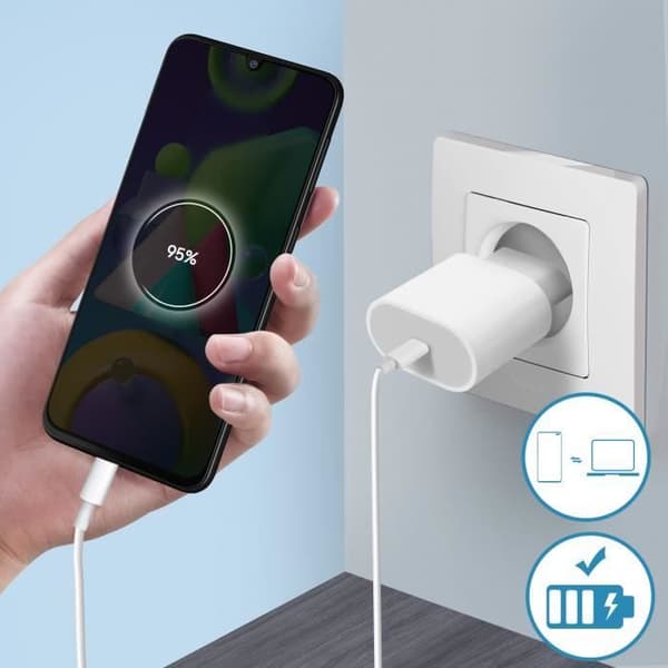 Samsung Galaxy M21 USB Type C Micro og 3,5 mm jack ladestik
