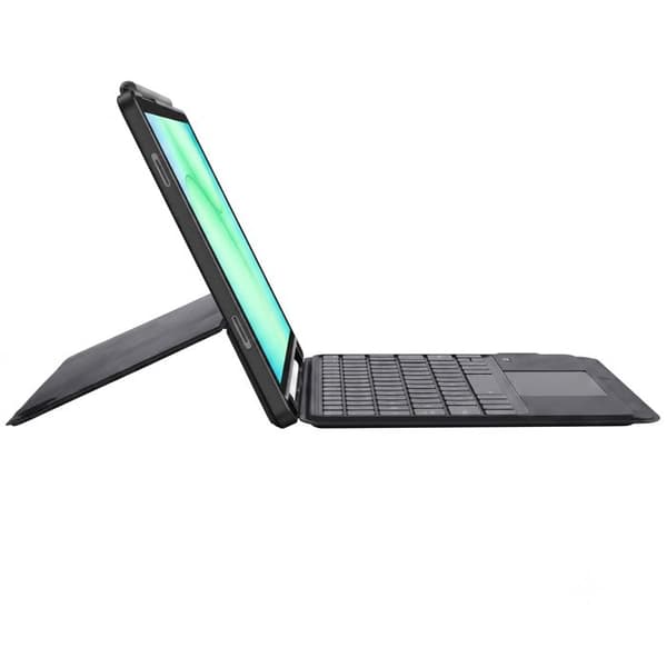 Bluetooth Tastatur Etui til Galaxy Tab A11 Plus / A9 Plus Baggrundsbelyst Dux Ducis Sort Svart