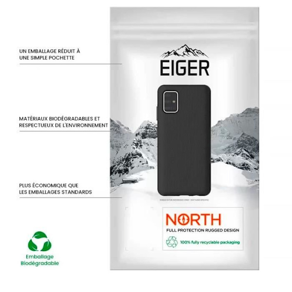Galaxy S22 Plus | EIGER North Shockproof Fodral - Halkfri beläggning | Anti-fall upp till 4M