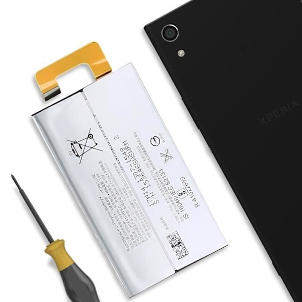 Interna batteri AVIZAR för Sony Xperia XA1 Ultra - 2700mAh - Vit - BAT-COMP-XA1UL Vit