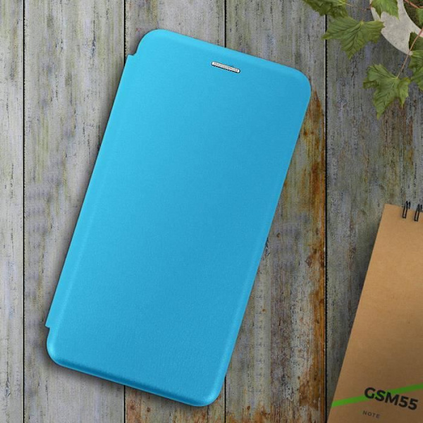 Smartphonefodral 3,8 till 4,7'' Fodral Korthållare Skjutfunktion - ljusblå M Blå