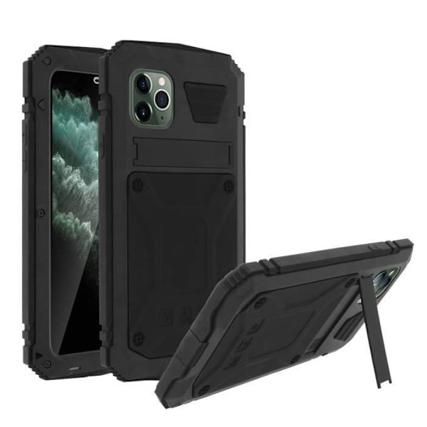 Telefonfodral - Tankserien - iPhone 11 Pro Max - Stötresistent - Videostöd - IP54 Svart