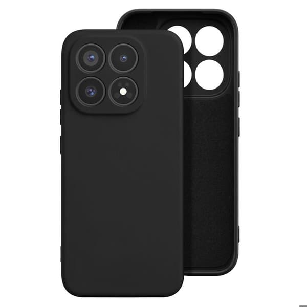Silicone Cover til Xiaomi 17 Soft-Touch Fast Cover Sort Svart