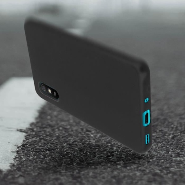 Suojakuori - AVIZAR - Xiaomi Redmi 9A - Pehmeä - Iskunkestävä - Mattapinta Svart