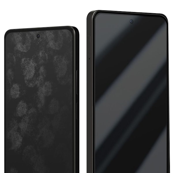 Härdat glas för Oppo A5 Pro Scratch-skyddat Vinklat Svart