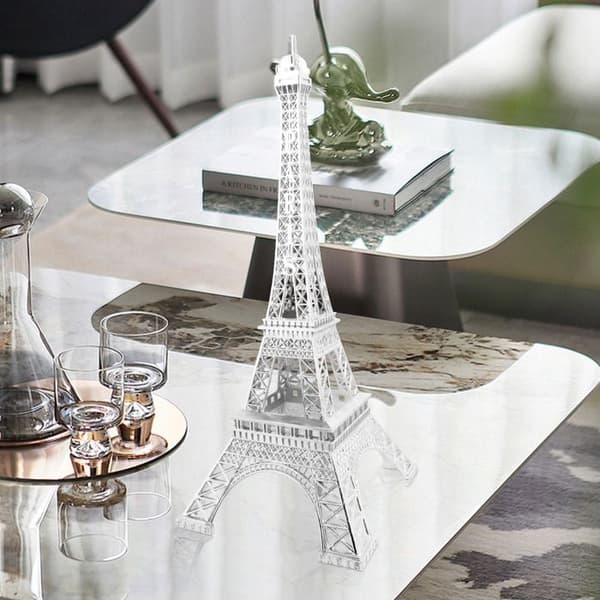 Eiffeltornets staty Stora replik 38cm - Silver