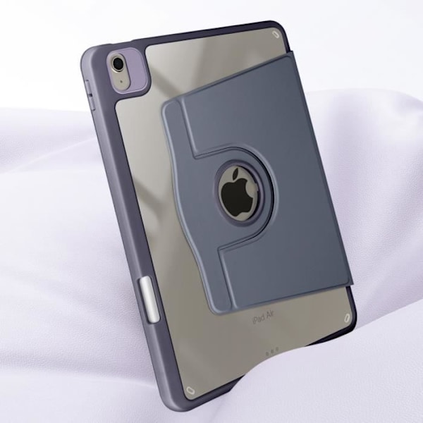 Fodral för iPad Air 11 2024 - AVIZAR - Flip Rotating Stand - Grå - Kameraskydd Grå