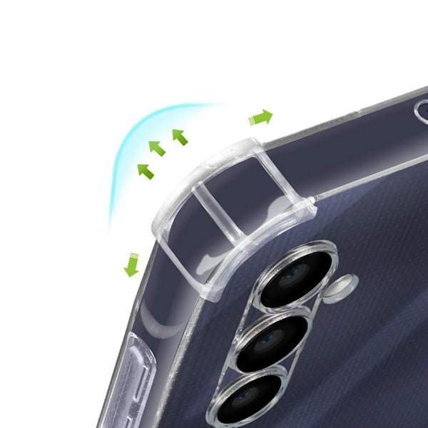 Coque Antichoc - Mayaxess - Samsung Galaxy A25 - Transparent - Semi-rigide - Design léger Transparent