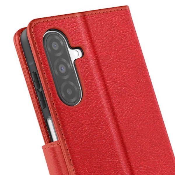 Etui til Samsung Galaxy A26 Klap Tegnebog og Video Støtte Rød Röd