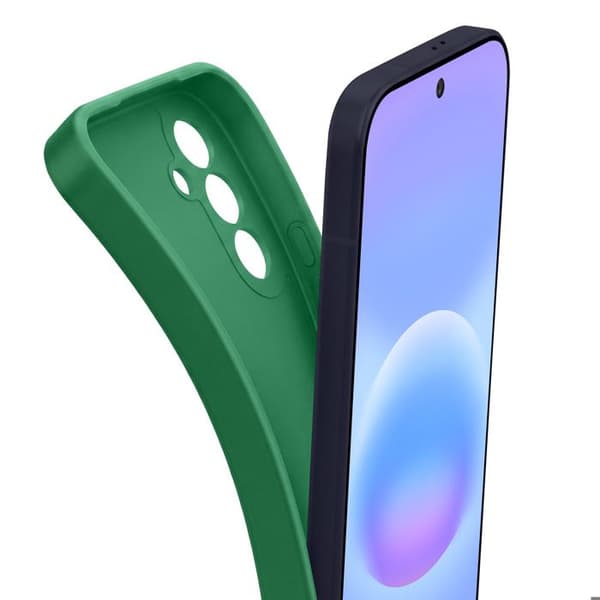 Siliconfodral för Samsung Galaxy A57 Förstärkt Kameraskydd Grön Grön