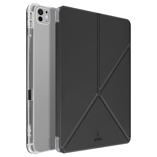 Fodral för iPad Pro 13'' 2024 Stödfunktion och Viloläge wiwu Svart Svart