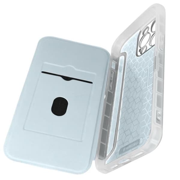 Etui folio - Apple - iPhone 14 Pro Max - Ljusblå - Kortfack - Magnetisk stängning Ljusblå