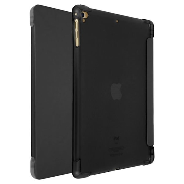 Housse iPad 9.7 - AVIZAR - Slim Stand Video Etui - Silikone Gel - Sort - Kompatibel med iPad 2018 Svart