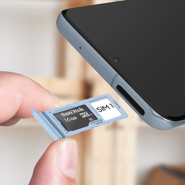 Udskiftning til SIM-kortbakke - Samsung Galaxy S20 - Blå Blå