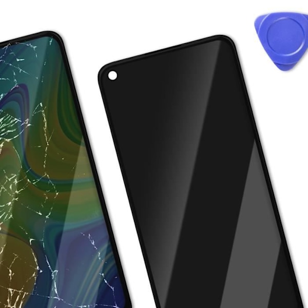 Skärm för Xiaomi Redmi Note 9 LCD + Touch Glass + Xiaomi grått chassi Grå
