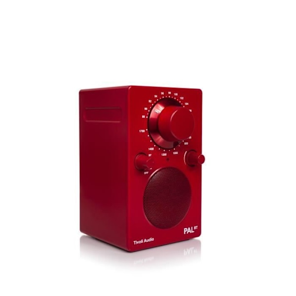 TIVOLI AUDIO – PAL BT AM/FM Bluetooth Radio – Rød