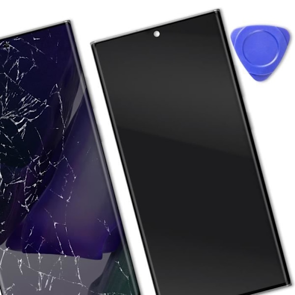 LCD-skærm til Samsung Galaxy Note 20 Ultra Touch Glass og White Relife Chassis Vit