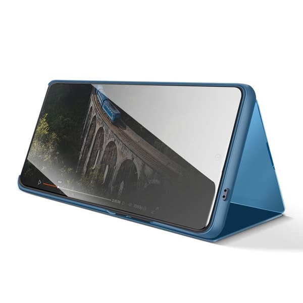 Skyddsfodral för Galaxy S26 Ultra Clear View med Videostöd Blå Blå