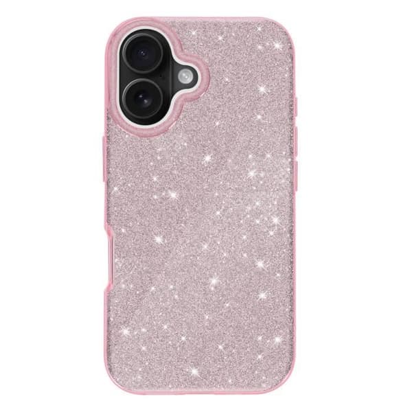 Coque - ADFOR - iPhone 16 - Antichok - Rosa - Glamour og Chic Rosa