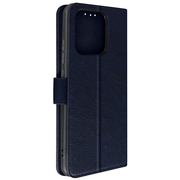 AVIZAR Folio Case för Xiaomi Redmi 12C - Midnight Blue - Kortlagring och videostödfunktion Blå